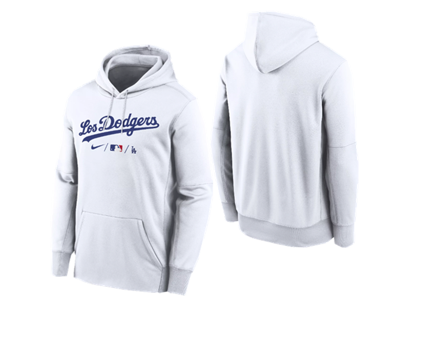 Men's White Los Angeles Dodgers 2021 City Connect Hoodie